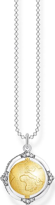 Produktbild Thomas Sabo Halskette Vintage Weltkugel (925er Silber, 38 - 42 cm)