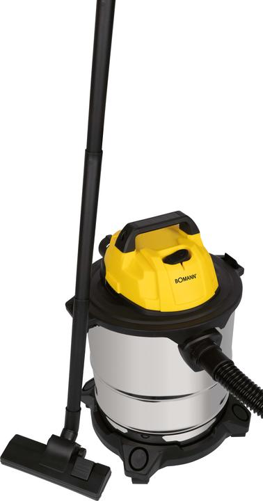 Bomann Boma wet/dry vacuum cleaner BS6058CB sr/ye BS 6058 CB inox-yellow (Wet dry vacuum cleaner)