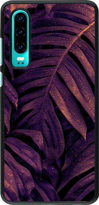Actual product image PhoneLook Purple Light Leaves Cover (Huawei P30)