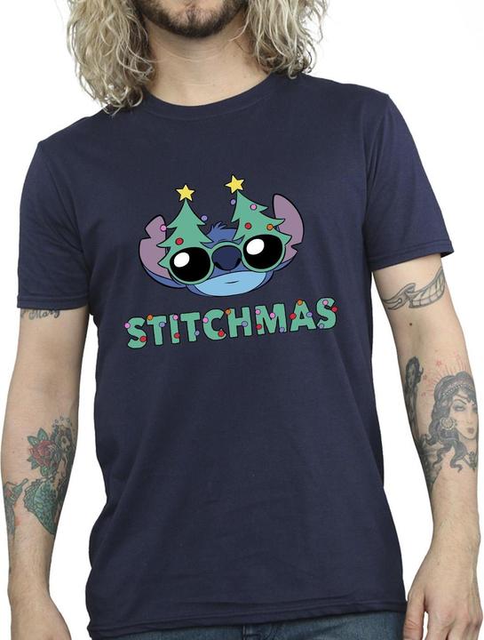 Produktbild Disney Lilo & Stitch Stitchmas Glasses TShirt (5XL)
