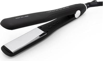Corioliss Professional Titanium Wide Flat Iron Hair Straightener with Adjustable Temperature Black Soft Touch (Glätteisen)