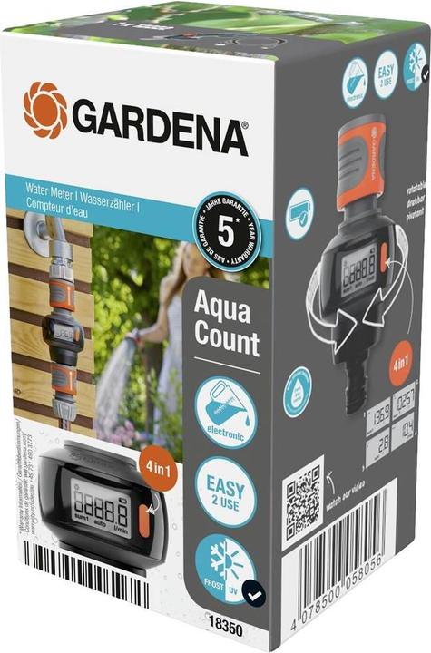 Actual product image Gardena smart Sensor + Wasserzähler AquaCount (Irrigation sensor)