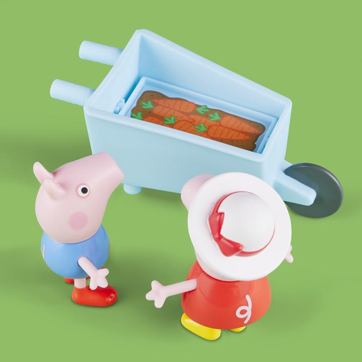 Produktbild Hasbro Peppa's Adventures Peppas Gartenspass, Vorschulspielzeug mit 2 Figuren und 3 Accessoires, f