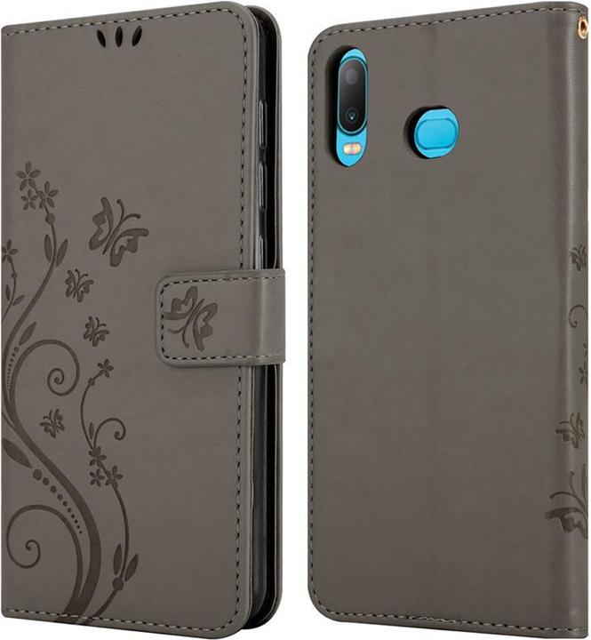 Actual product image Cadorabo Flower Book Cover (Samsung Galaxy A6s)
