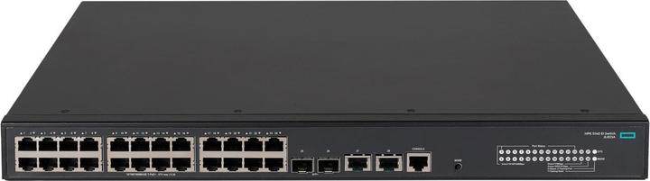 Actual product image Aruba 5140 24G POE+ 2SFP+ 2XGT EI Switch EU EN (24 Ports)