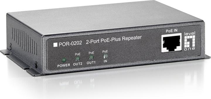 Immagine prodotto LevelOne POR-0202 Ripetitore PoE-Plus a 2 porte