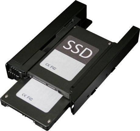 Actual product image Icy Dock MB082SP Mounting frame SATA/IDE HDD and SSD for 2x 2.5inch 6.35cm in 3.5inch 8.89cm frame up to