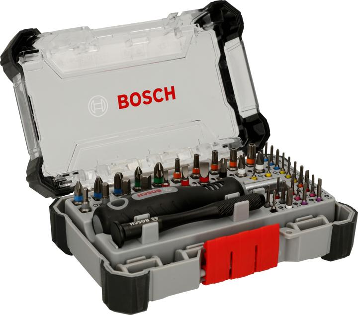 Produktbild Bosch Professional Zubehör Schraubendreher-Set (0.8, 1.2, PH00, PH0, T2, T3, T4, T5, T6, H1.5, H2, SL1.5, SL2.0, SL2.5, 2 mm, 2.3mm, PH1, PH2, PH3, PZ1, PZ2, T10H, T15H, T20H, T25H, T30H, H3, H4, H5, H6, SL3, SL4, SL6)