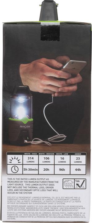 Actual product image Nite Ize Lantern withPowerb.R314RL-17-R8