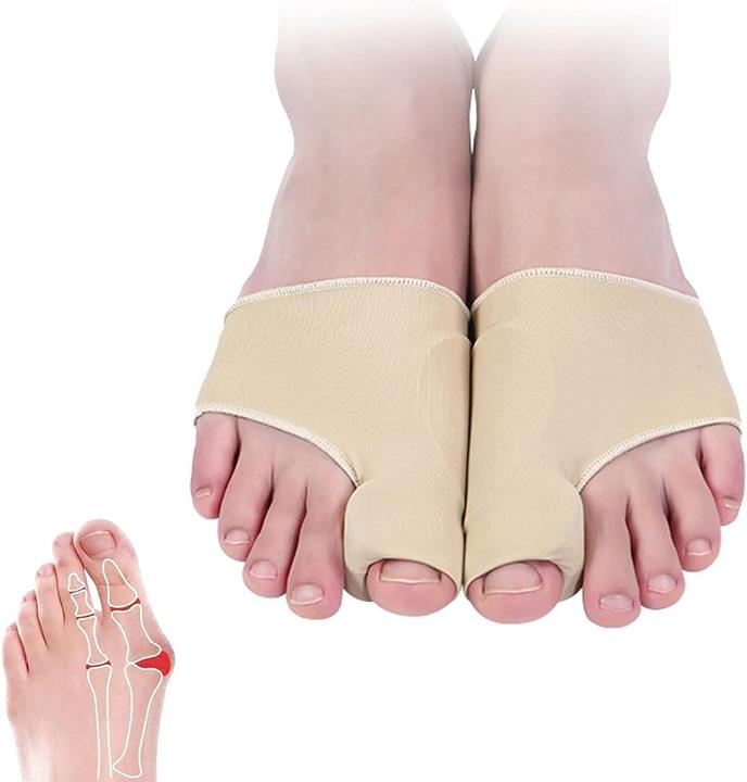 Immagine prodotto Cbx Benda per la correzione dell'alluce valgo con cuscinetto in silicone integrato 2 pezzi (Crema piedi e gel piedi)