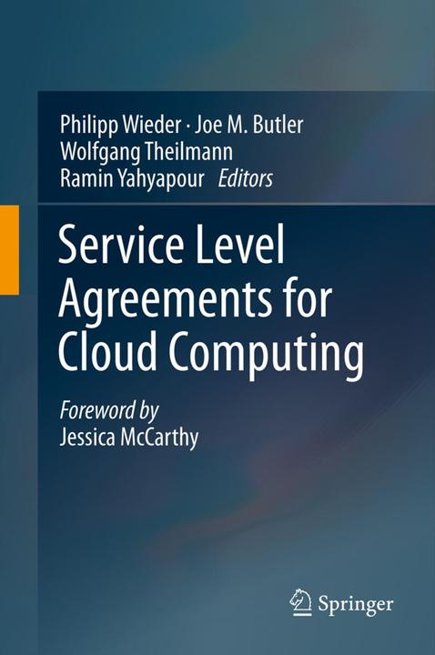Actual product image Service Level Agreements for Cloud Computing (Ramin Yahyapour, Philipp Wieder, Joe M. Butler, Wolfgang Theilmann, 2014)