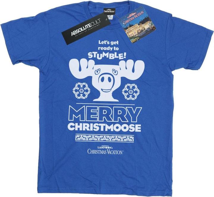 Immagine prodotto National Lampoon´s Vacation National Lampoon's Christmas Vacation Merry Christmoose Maglietta Uomo (S)