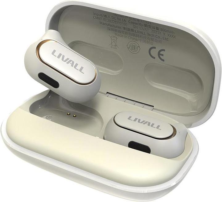 Livall LTS21 Elite white headphones (12 h, Wireless)