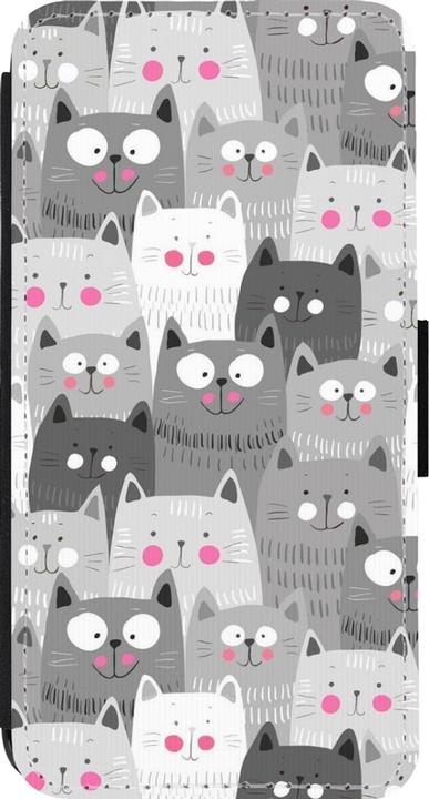 Immagine prodotto PhoneLook Coque Wallet noir Chats gris troupeau (Apple iPhone 14 Pro)