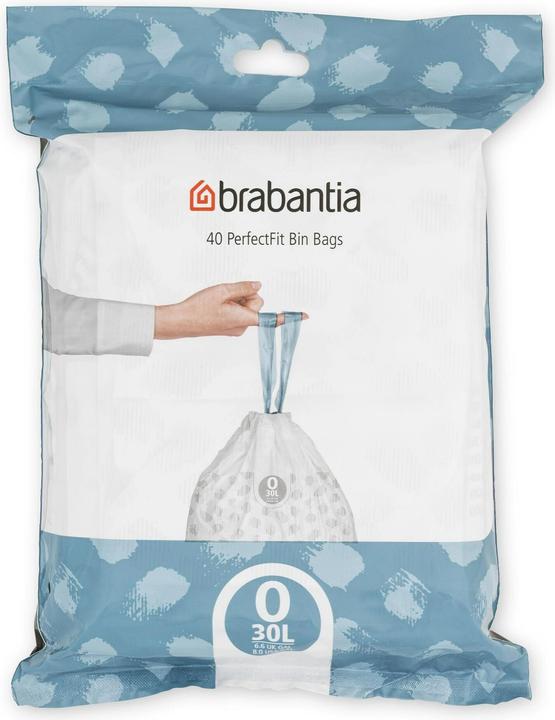 Productafbeelding Brabantia PerfectFit afvalzak type O 30 L, 40 stuks. (40 x, 30 l)