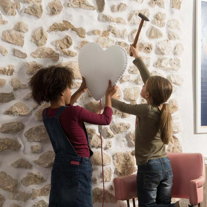 Image du produit Buokids Lampe douce veilleuse/applique murale coeur