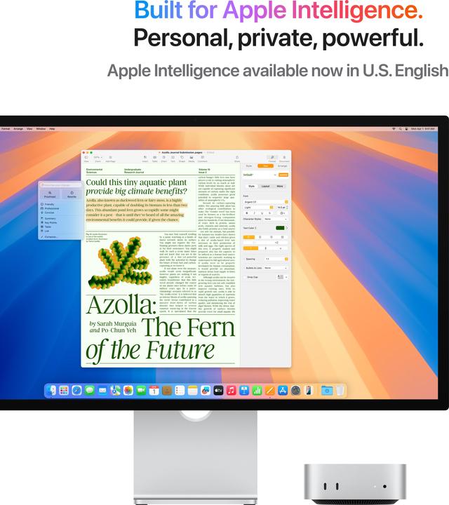 Produktbild Apple Mac Mini – 2024 (M4, 16 GB, 1000 GB, Apple M4 10-Core)
