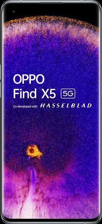 Produktbild OPPO Find X5 (256 GB, White, 6.55", SIM + eSIM, 50 Mpx, 5G)