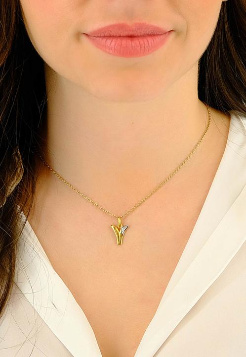 Actual product image Muau Letter (750/18 K Gold)