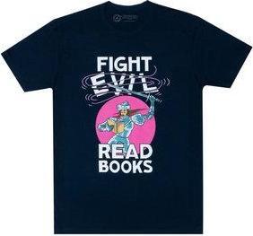Out of Print Fight Evil, Read Books: 2021 Design Unisex T-Shirt Medium (M)
