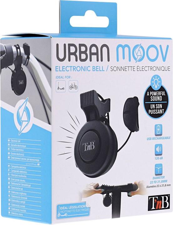 Actual product image T'nB TNB Electronic Bell for E-Bike/E-Scooter