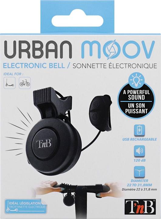 Actual product image T'nB TNB Electronic Bell for E-Bike/E-Scooter