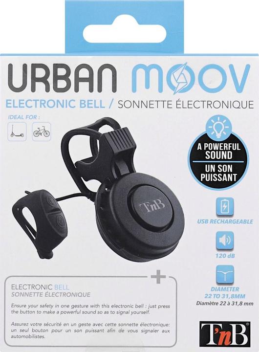 Actual product image T'nB TNB Electronic Bell for E-Bike/E-Scooter