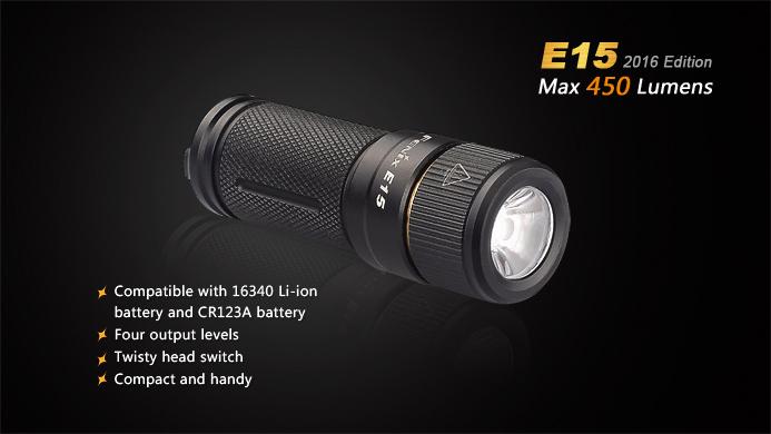 Produktbild Fenix E15 (5.96 cm, 450 lm)