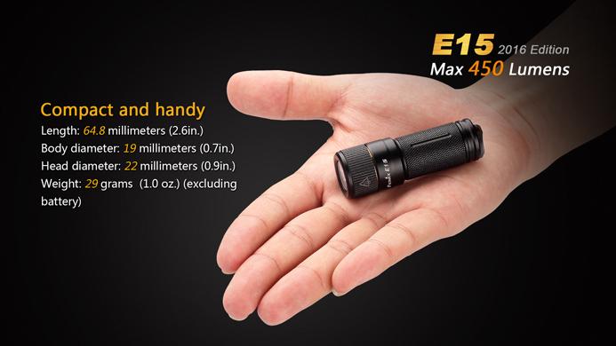 Produktbild Fenix E15 (5.96 cm, 450 lm)