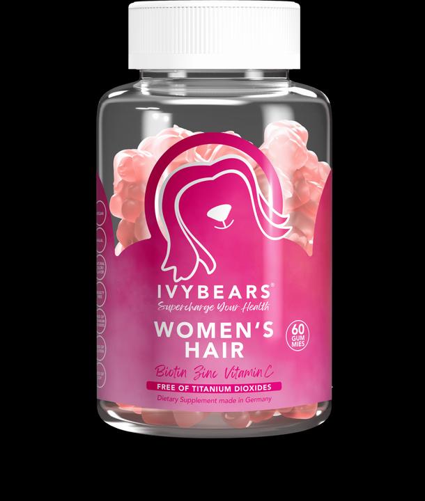 IVYBears Women's Hair - 3 Monate (3 Stück, Gummies, 450 g)