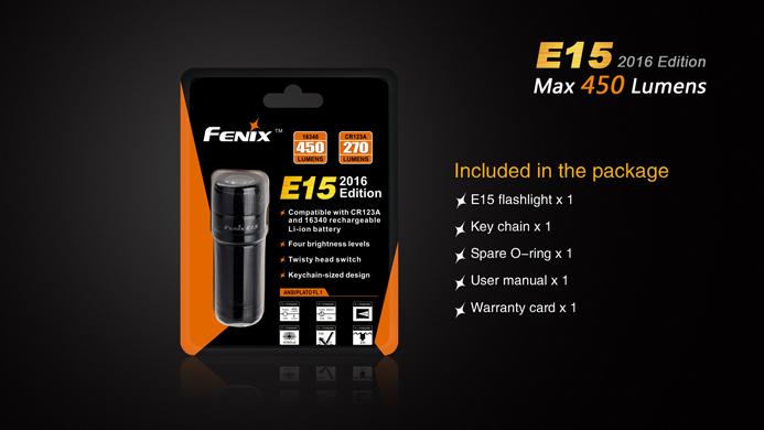 Produktbild Fenix E15 (5.96 cm, 450 lm)