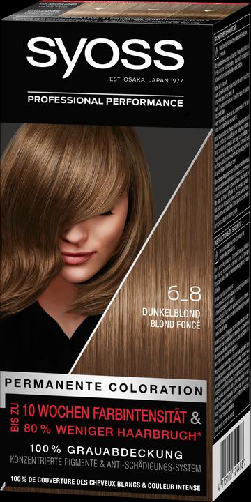 Produktbild Syoss Permanente Coloration (6-8 Dunkelblond Stufe 3)