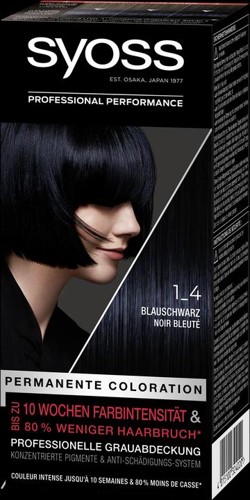 Produktbild Syoss Permanente Coloration (1-4 Blauschwarz)