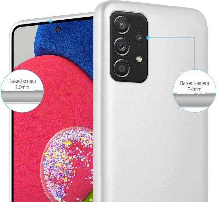 Produktbild Cadorabo TPU Matt Metallic Hülle (Samsung Galaxy A52, Samsung Galaxy A52s 5G, Samsung Galaxy A52 5G)