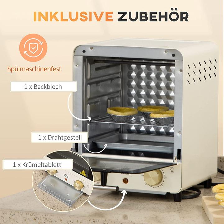 Produktbild Homcom Minibackofen 15L