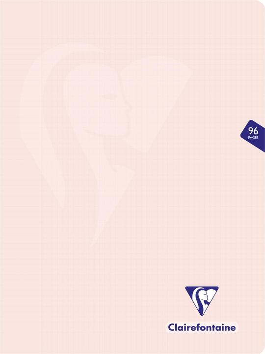 Image du produit Clairefontaine Cahier piqué Mimesys PASTEL 24x32 cm 96 pages petits carreaux + marge couverture polypropylène - (Quadrillé, Couverture souple)