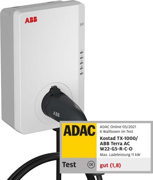 Produktbild ABB Terra AC (Typ 2, 22 kW, 32 A, Fest verdrahtet)