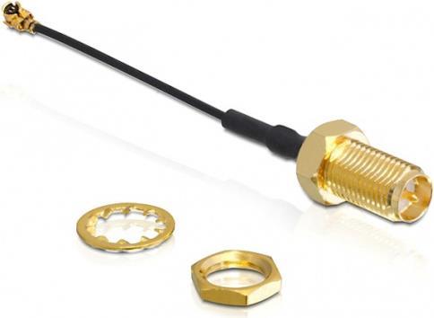 Image du produit Delock Connecteur d'antenne I-PEX / RP-SMA, 50cm (Câble d'antenne)