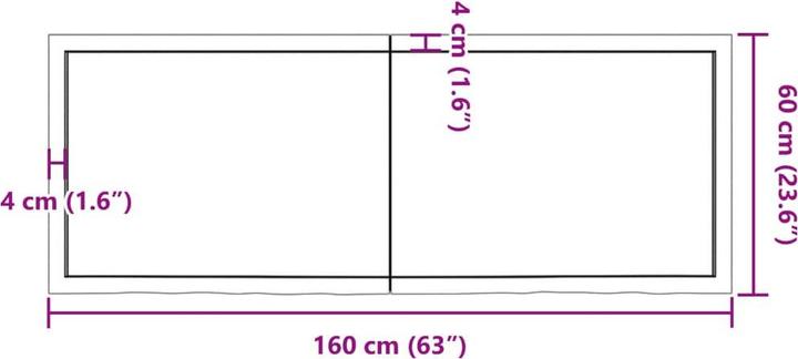Immagine prodotto VidaXL Gianna (160 x 60 x 6 cm)