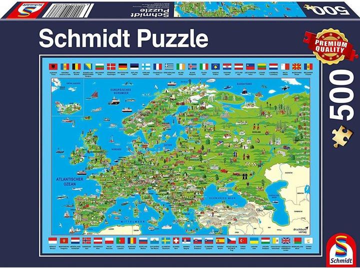 Immagine prodotto Schmidt Spiele Scoprire l'Europa (500 pezzi)