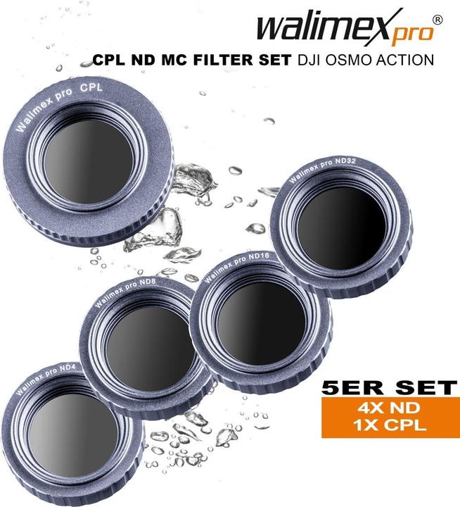 Actual product image Walimex pro Per Filter Set (DJI Osmo Action)