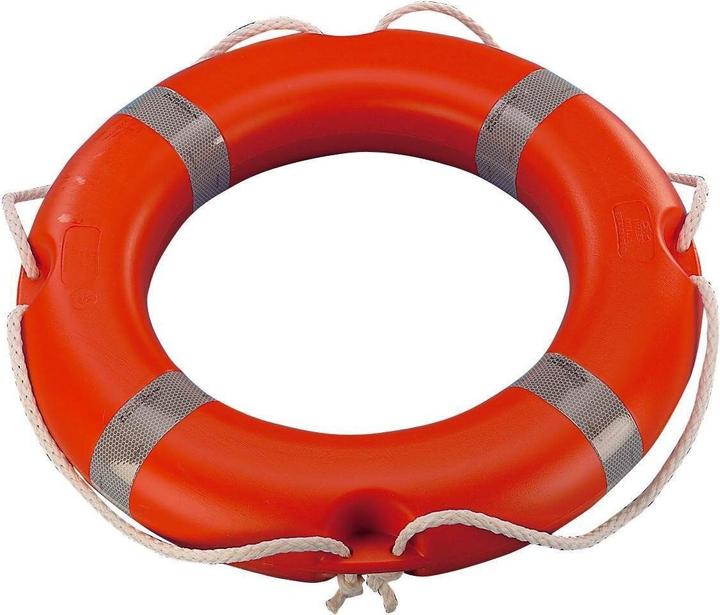 Image du produit Guardian Bouée de sauvetage orange en polyéthylène solide diamètre 60cm, épaisseur 10cm, flottabilité 13.5Kg
