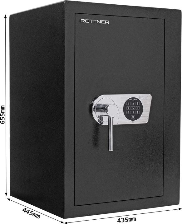 Produktbild Rottner Geschäftstresor EN1 Monaco 65 Elektronikschloss (77 l)