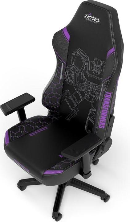 Produktbild Nitro Concepts X1000 Gaming Stuhl - Transformers Decepticons Edition