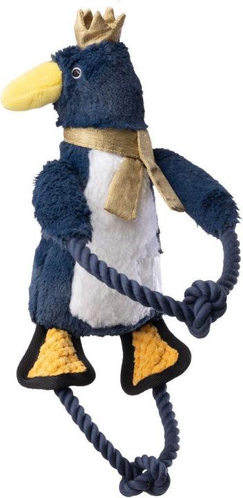 Actual product image House Of Paws Rope Toy Dog Penguin Christmas Design