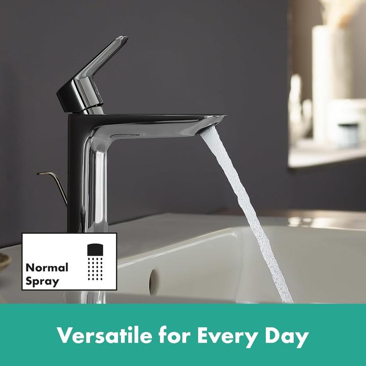 Image du produit hansgrohe Logis Mitigeur monocommandé pour lavabo 110 Fine avec vidage à tirette