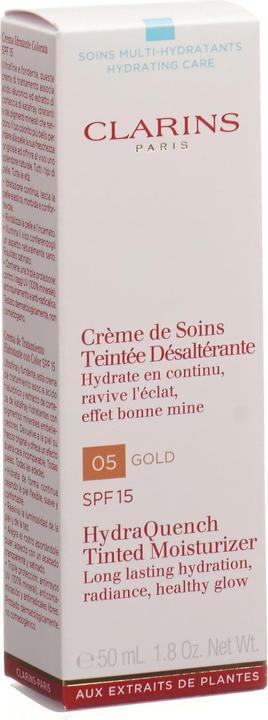 Produktbild Clarins Multi-Hydratante Getönte Feuchtigkeitscreme Nr. 05 Gold (50 ml, Getönte Tagescreme, SPF 15)