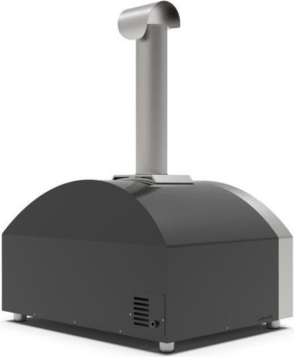 Produktbild Alfa Forni Futuro 4 Pizze Hybrid Silber Schwarz