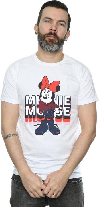 Actual product image Disney Mens Minnie Mouse In Hoodie T-Shirt (M)