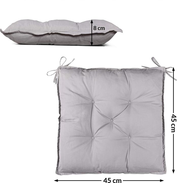 Image du produit Detex Coussin chaise (40 x 40 x 8 cm)